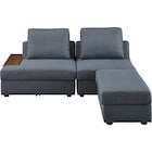 収納付きソファベッド 布張りタイプ (BX01 DGY) 9枚目画像