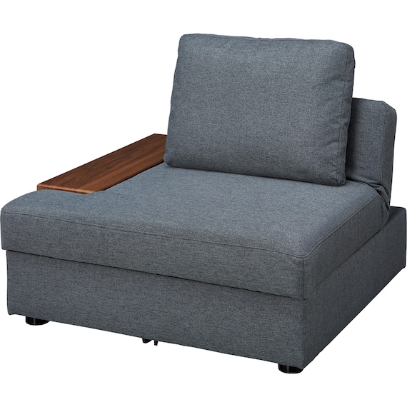 収納付きソファベッド 布張りタイプ (BX01 DGY) 12枚目画像