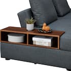 収納付きソファベッド 布張りタイプ (BX01 DGY) 16枚目画像