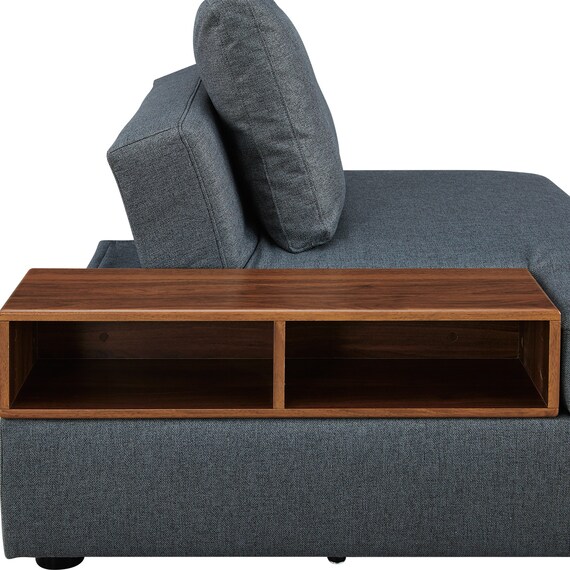 収納付きソファベッド 布張りタイプ (BX01 DGY) 18枚目画像