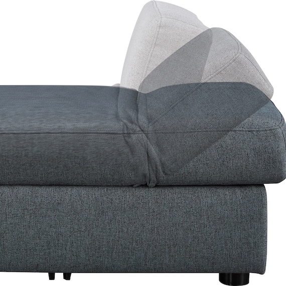 収納付きソファベッド 布張りタイプ (BX01 DGY) 19枚目画像