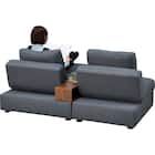 収納付きソファベッド 布張りタイプ (BX01 DGY) 27枚目画像