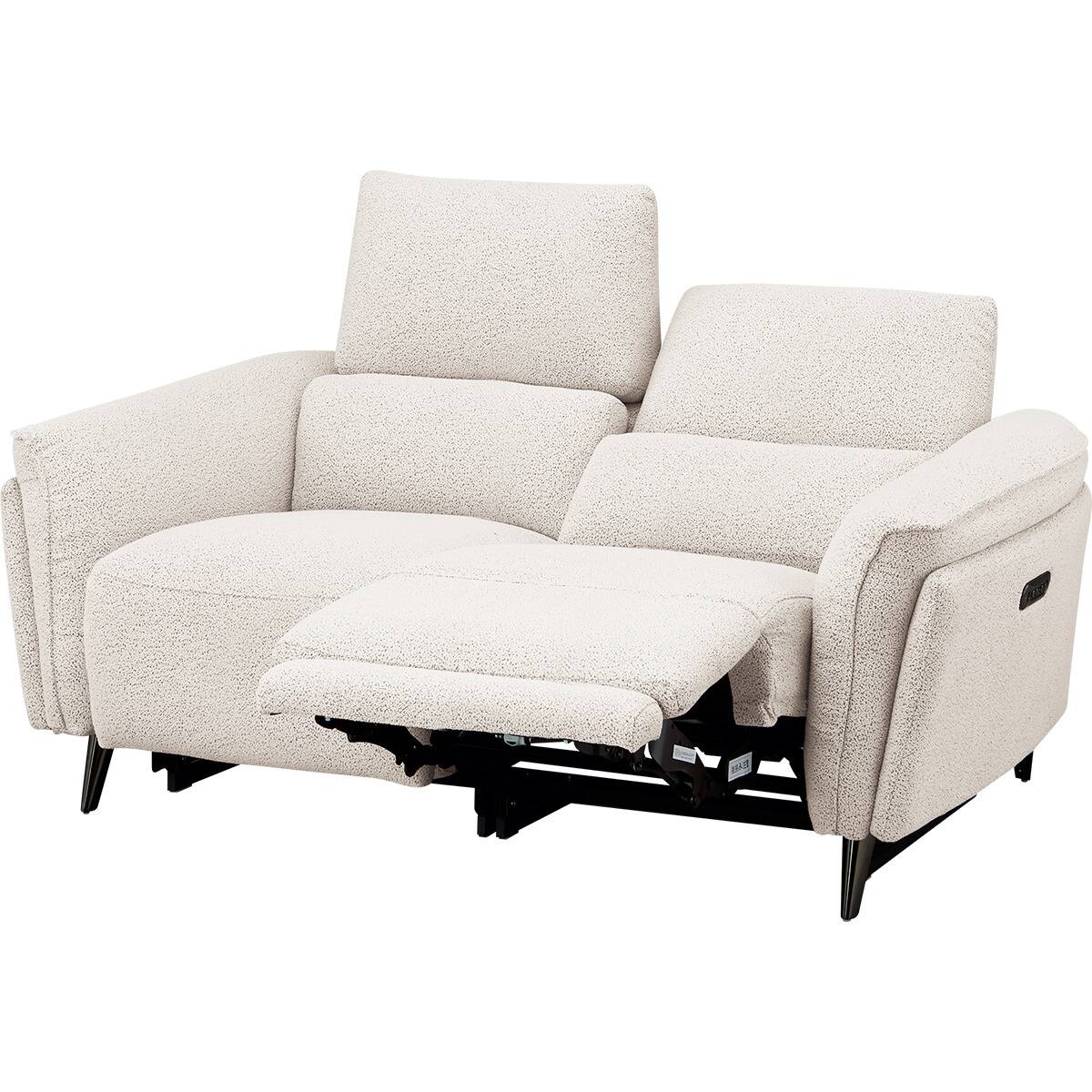 2人掛け左電動リクライニングソファ 布張りタイプ (LS02 2モーター TER