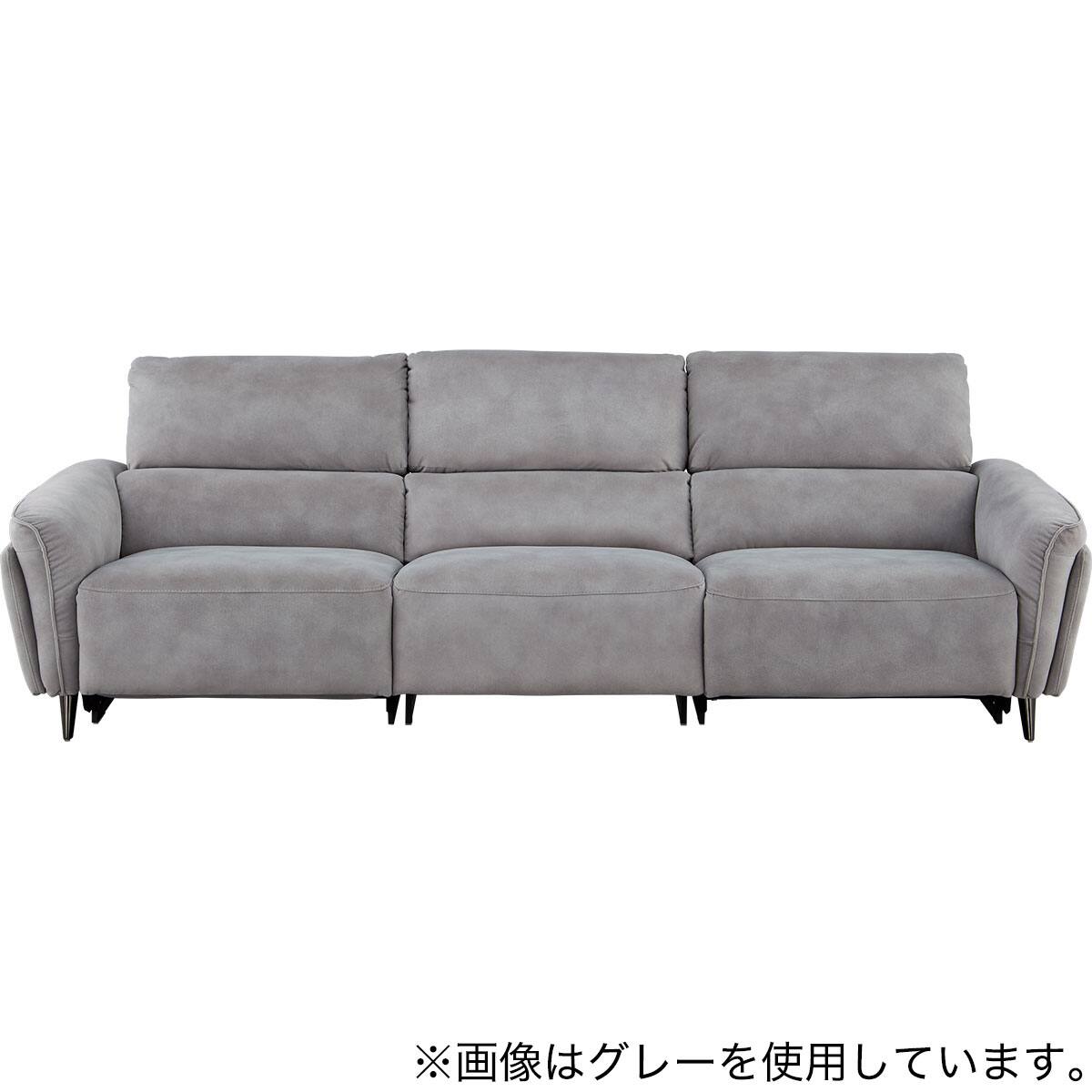 3人掛けワイドソファ 布張りタイプ (LS02 3シート PEY GY) | ニトリ