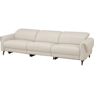 3人掛けソファ 本革(一部合成皮革)タイプ (LS04 3シート)