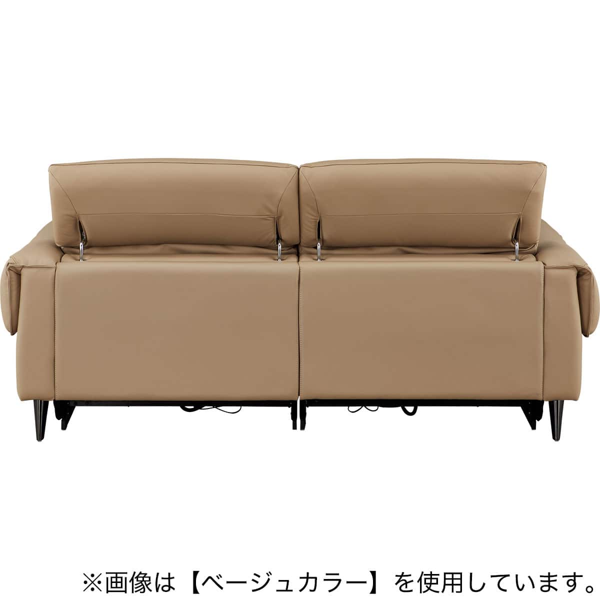 3人掛けソファ 本革(一部合成皮革)タイプ (LS04 NW BK) | ニトリネット