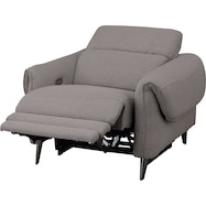 1人掛け電動リクライニングソファ 布張りタイプ (LS04)