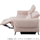 3人掛け左電動リクライニングソファ 布張りタイプ (LS04 TER NV) 5枚目画像