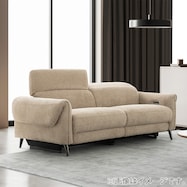 布張り3人掛け電動リクライニングソファ(LS04 TER/SUG/PEY)