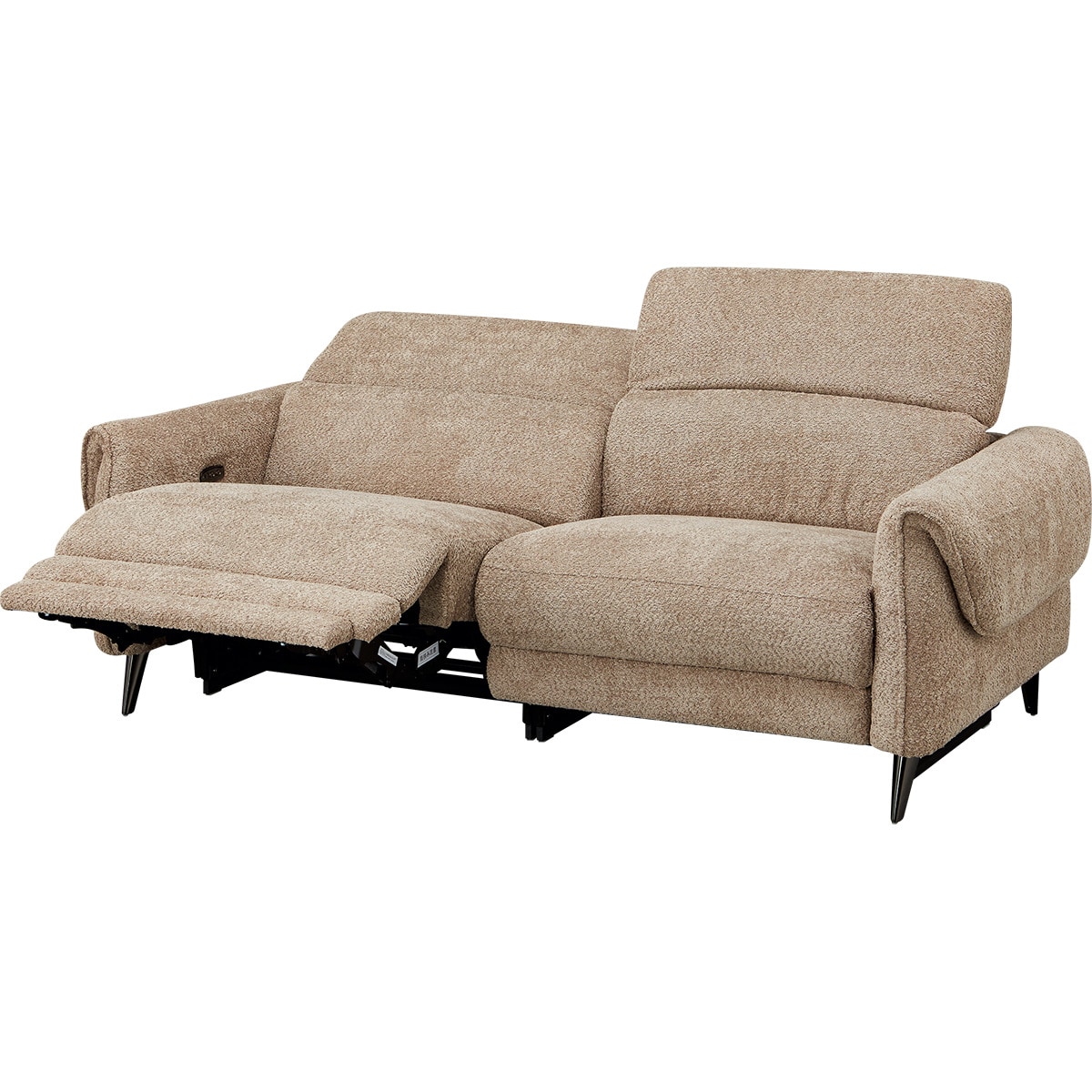 ニトリ電動リクライニングソファ　3人掛け ニトリ ソファー ソファ 3人掛け 電動布張りテーブル付き