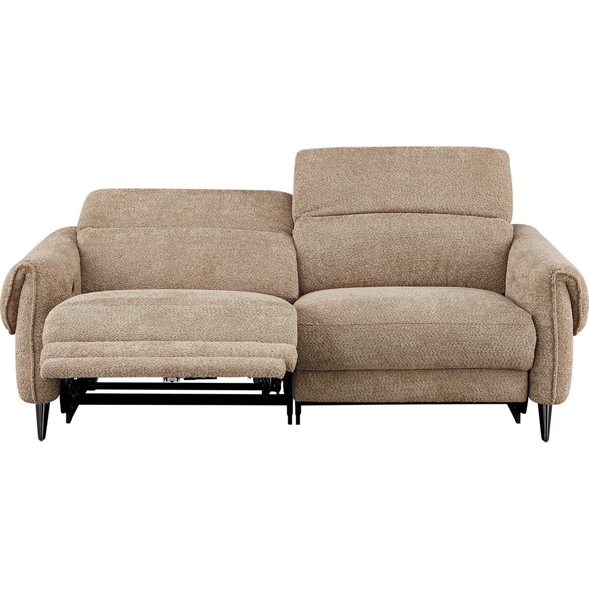 【送料込み】ニトリ　３人掛け電動リクライニングソファ 3人掛け電動リクライニングソファ テーブル付き 布張りタイプ (N