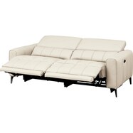 3人掛け電動リクライニングソファ 本革(一部合成皮革)タイプ (LS05)