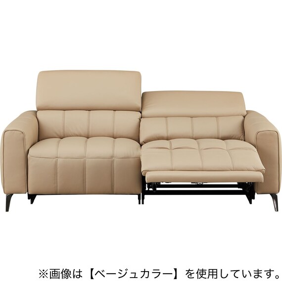3人掛け両電動リクライニングソファ 本革(一部合成皮革)タイプ (LS05 NW LMO) 16枚目画像