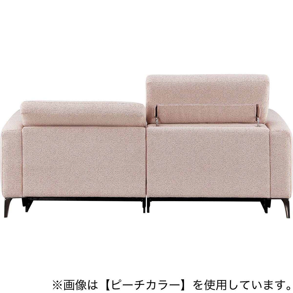 3人掛け左電動リクライニングソファ 布張りタイプ (LS05 TER GY