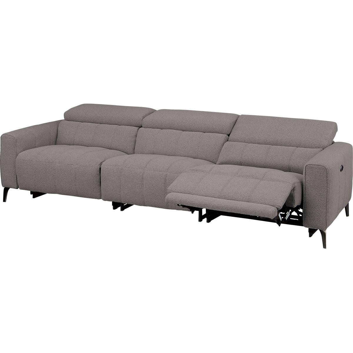 S1231 　【☆家具全品半額キャンペーン】　ニトリ　ソファーベッド　アイボリー　３WAY　リクライニング　３Pソファベッド　送料B　札幌　プラクラ南9条店　カード・ペイペイ決済可能 ニトリ（NITORI） くつろぎ3WAYソファベッド 布張りタイプ (XL01 GY