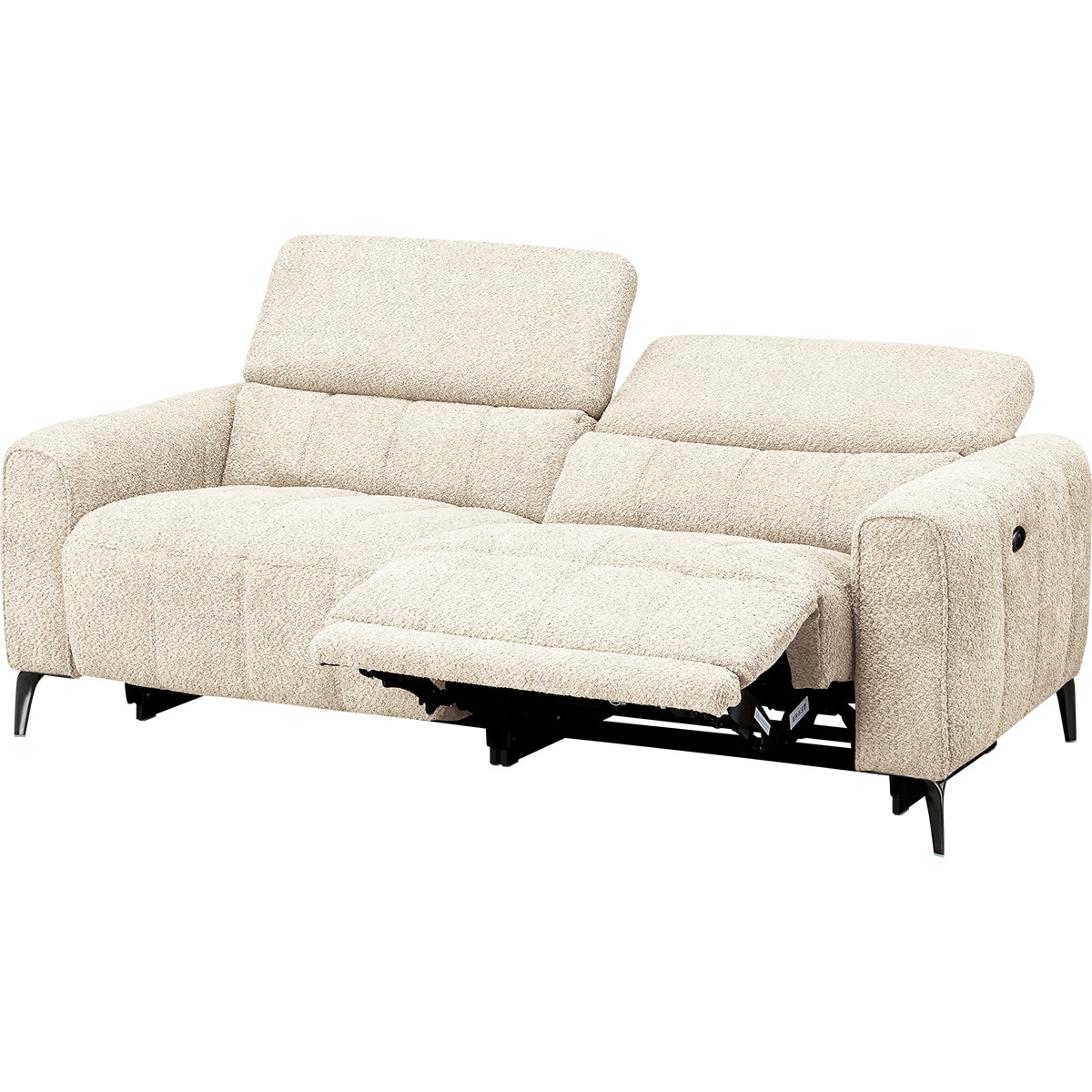 3人掛け左電動リクライニングソファ 布張りタイプ (LS05 SUG IV