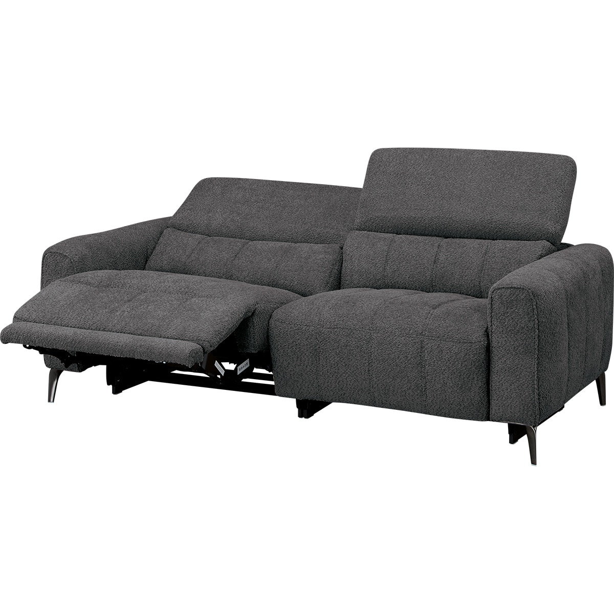 3人掛け右電動リクライニングソファ 布張りタイプ (LS05 SUG DGY