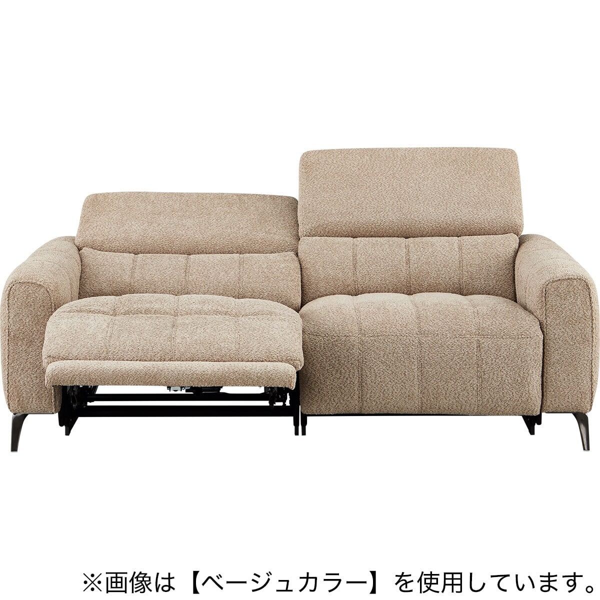 3人掛け右電動リクライニングソファ 布張りタイプ (LS05 SUG DGY