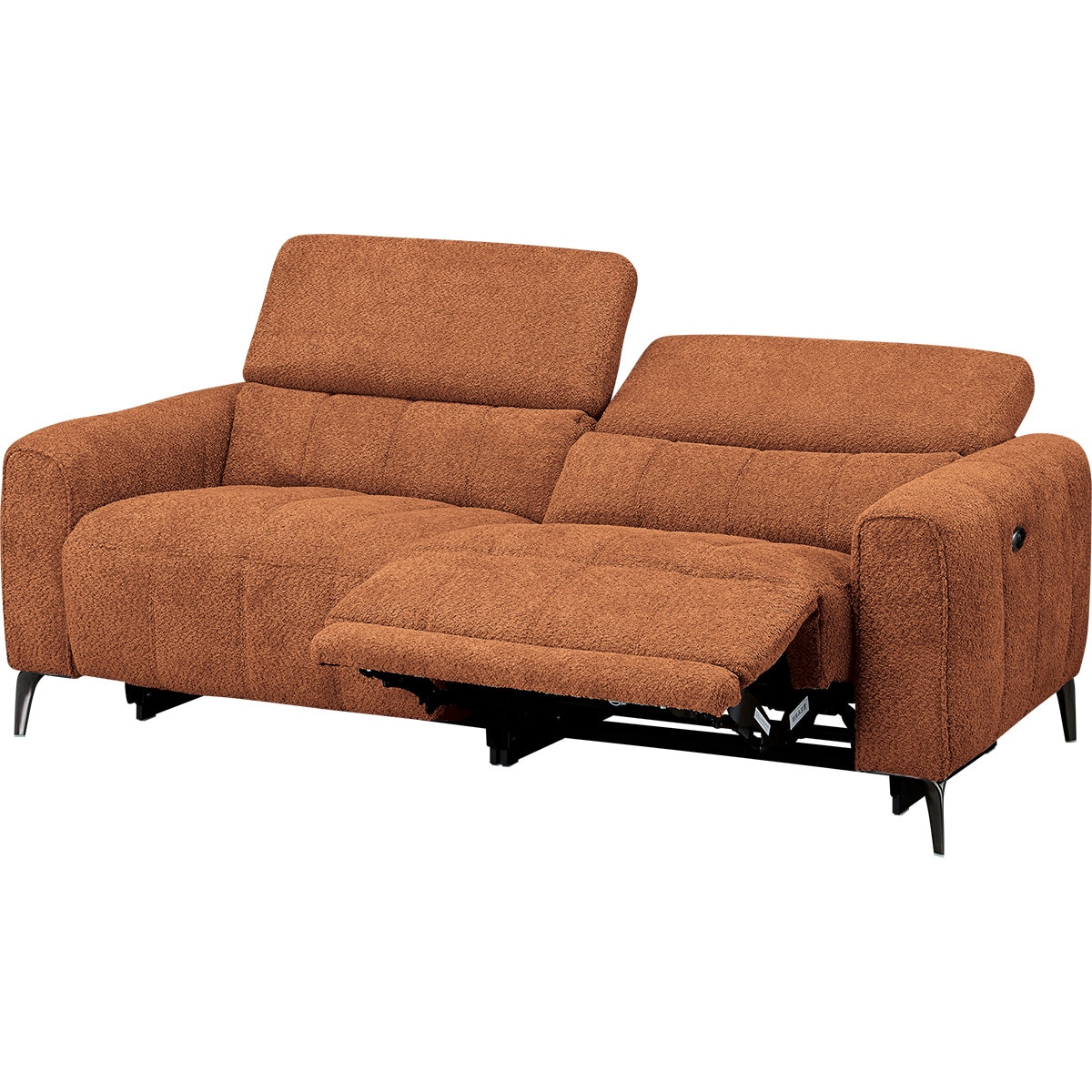 3人掛け布張り 左電動リクライニングソファ(LS05 SUG OR