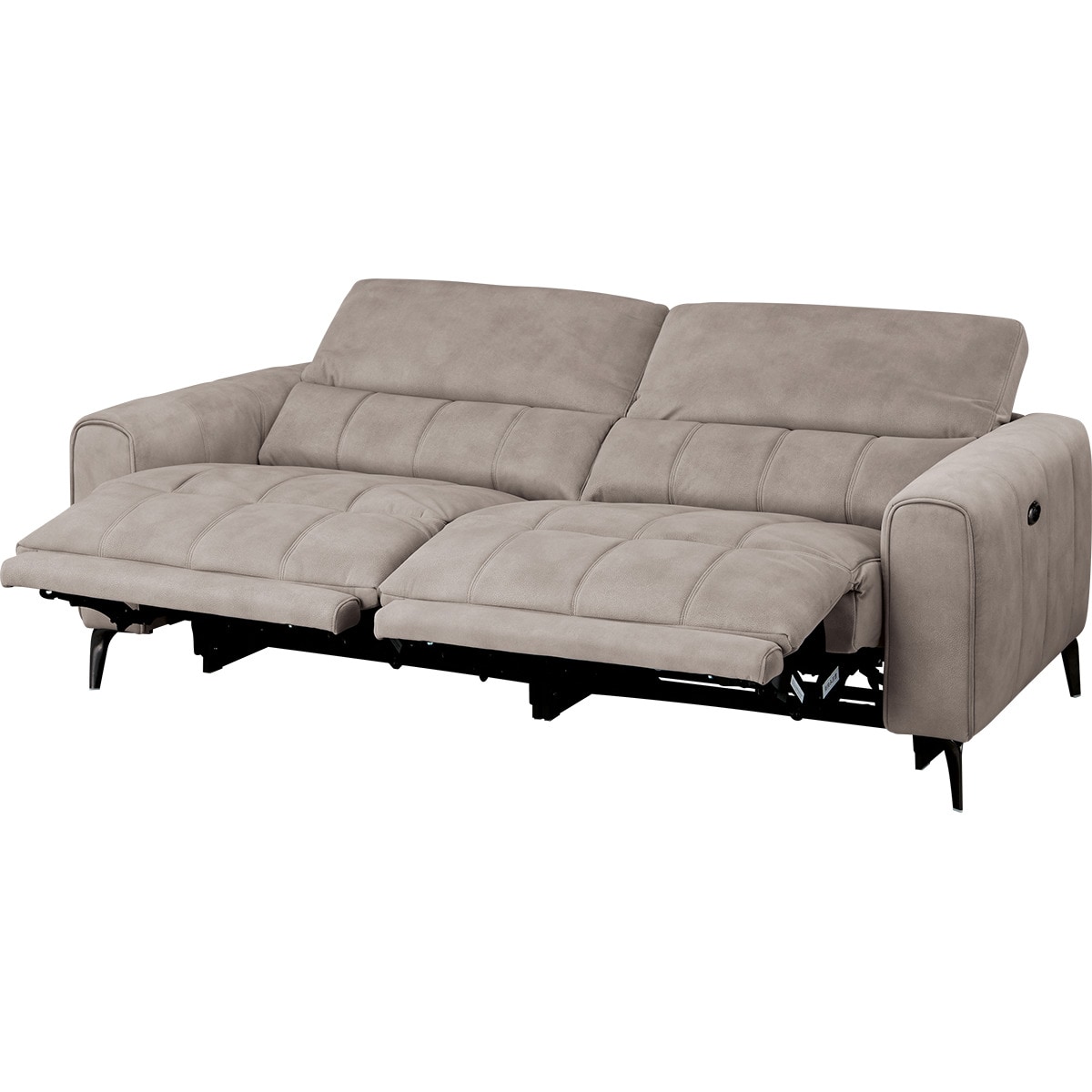 3人掛け両電動リクライニングソファ 布張りタイプ (LS05 PEY MO