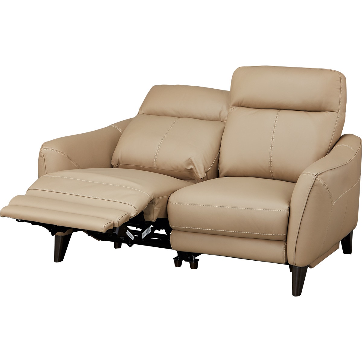 2人掛け右電動リクライニングソファ 本革(一部合成皮革)タイプ (LS06