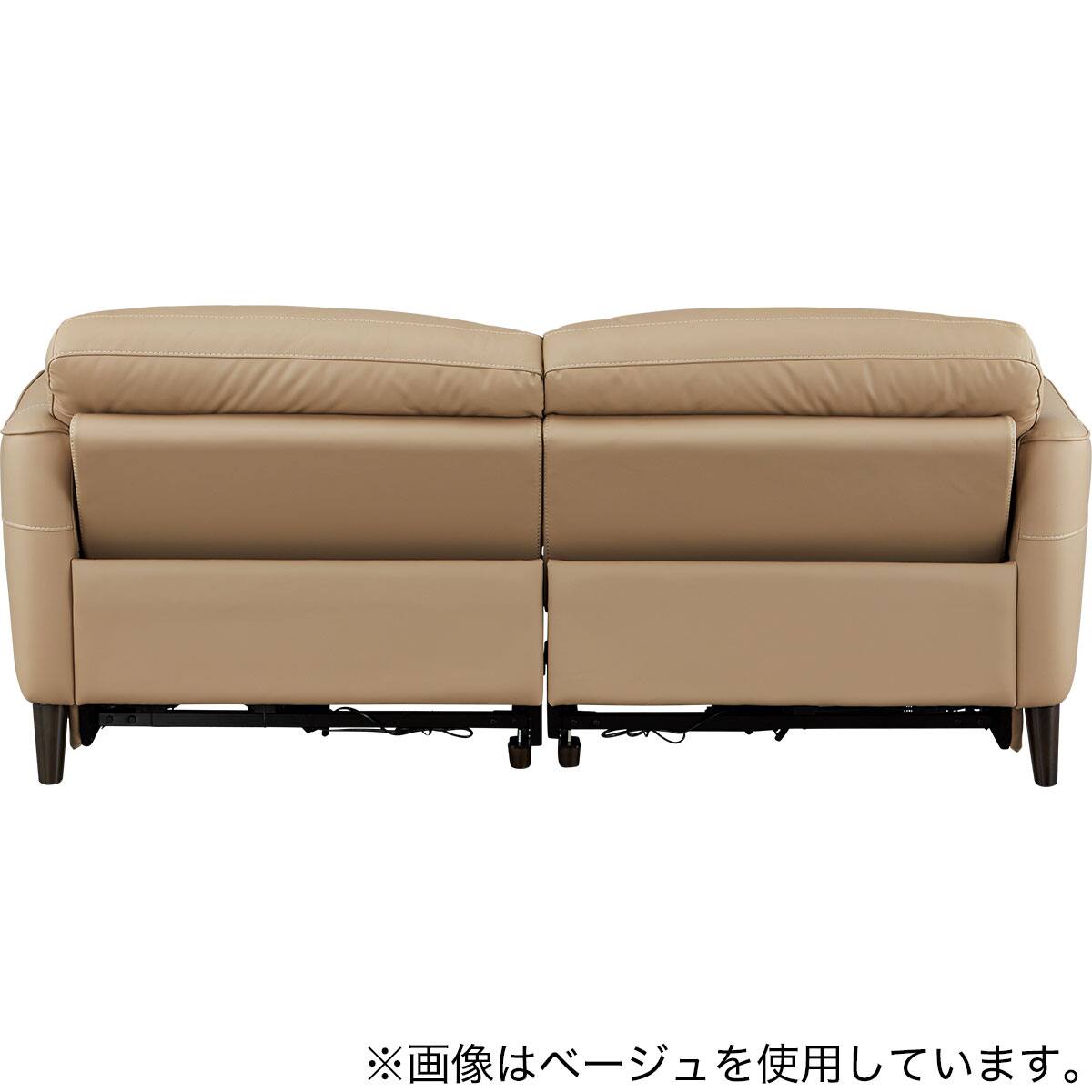 3人掛け両電動リクライニングソファ 本革(一部合成皮革)タイプ (LS06