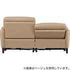3人掛け右電動リクライニングソファ 本革(一部合成皮革)タイプ (LS06 NW BK) 6枚目画像