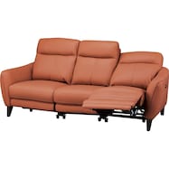 3人掛け左電動リクライニングソファ 本革(一部合成皮革)タイプ (LS06 3シート)