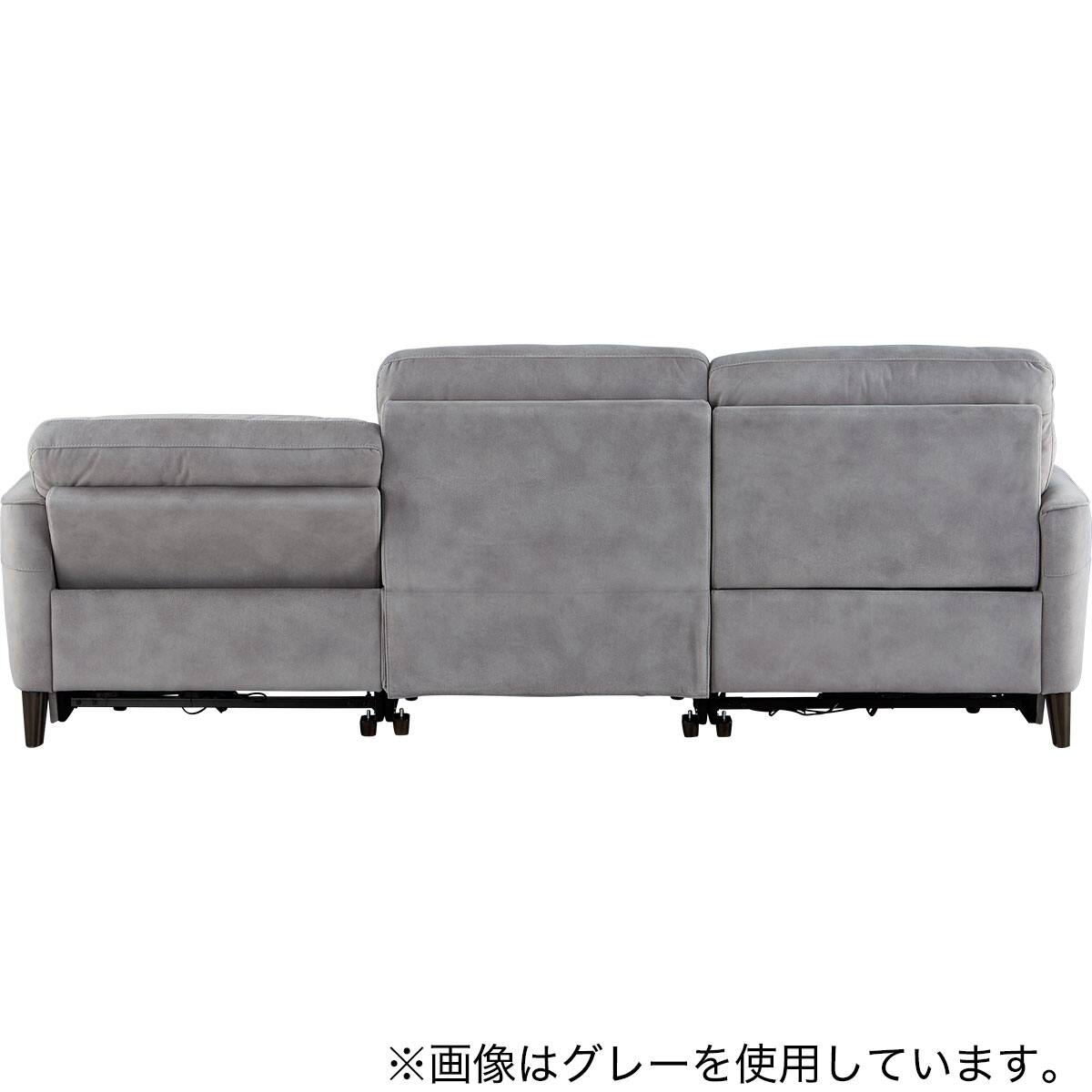 3人掛け左電動リクライニングワイドソファ 布張りタイプ (LS06 PEY 3 3人掛け左電動リクライニングワイドソファ 布張りタイプ (LS06 PEY 3