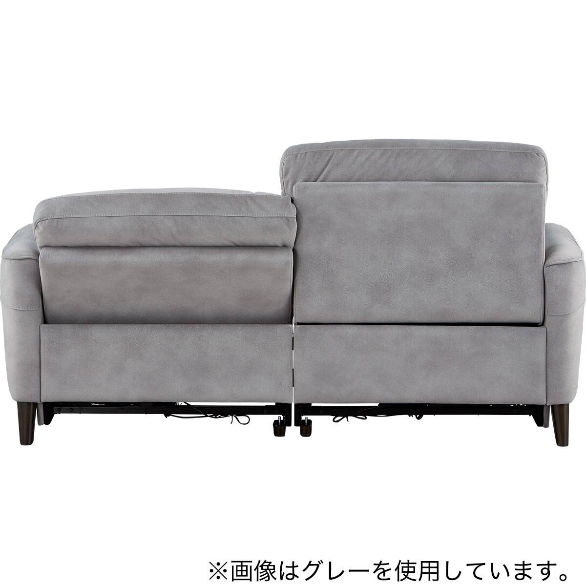 3人掛け左電動リクライニングソファ 布張りタイプ (LS06 PEY DGY