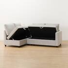 コーナーソファ 布張りタイプ (ノアーク2 右カウチ 撥水加工タイプ MO) 8枚目画像