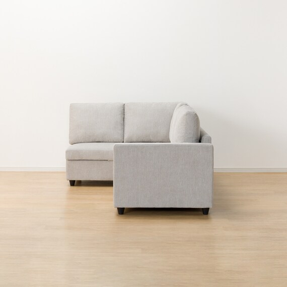 コーナーソファ 布張りタイプ (ノアーク2 右カウチ 撥水加工タイプ MO) 10枚目画像