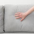 コーナーソファ 布張りタイプ (ノアーク2 右カウチ 撥水加工タイプ MO) 12枚目画像