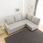 コーナーソファ 布張りタイプ (ノアーク2 左カウチ 撥水加工タイプ MO) 4枚目画像