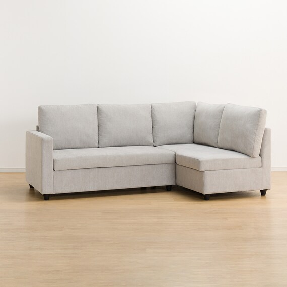 コーナーソファ 布張りタイプ (ノアーク2 左カウチ 撥水加工タイプ MO) 7枚目画像