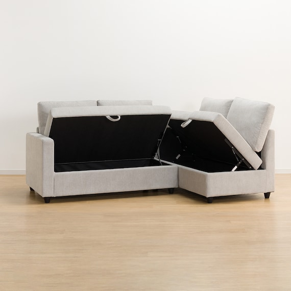 コーナーソファ 布張りタイプ (ノアーク2 左カウチ 撥水加工タイプ MO) 8枚目画像