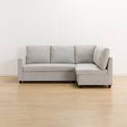 コーナーソファ 布張りタイプ (ノアーク2 左カウチ 撥水加工タイプ MO) 9枚目画像