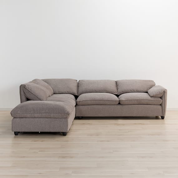 コーナーソファ4点セット 布張りタイプ(MK04ー2 LA BE) 1枚目画像