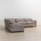 コーナーソファ4点セット 布張りタイプ(MK04ー2 LA BE) 3枚目画像