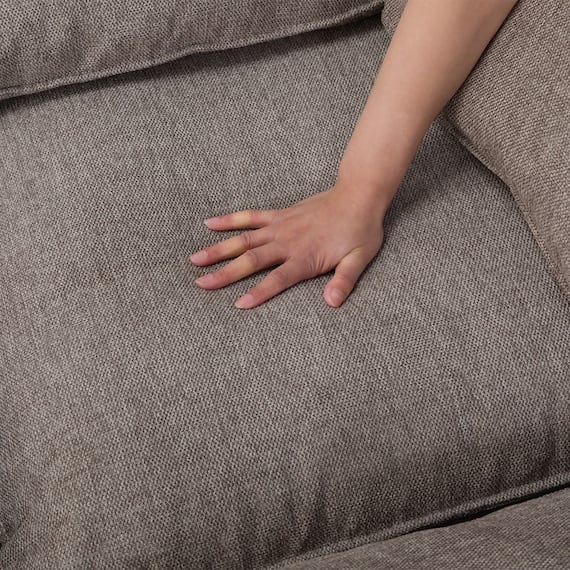 コーナーソファ4点セット 布張りタイプ(MK04ー2 LA BE) 8枚目画像