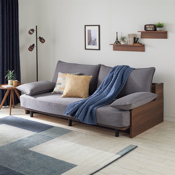 ベッドソファ (B2 MGY/MBR) 1枚目画像