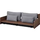 ベッドソファフレーム (B2 マットレス別売り MGY/MBR) 1枚目画像