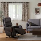 電動リクライニングパーソナルチェア + テーブルセット 本革(一部合成皮革)タイプ (LE01-2 2モーター DBR) 13枚目画像