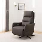 電動リクライニングパーソナルチェア + テーブルセット 本革(一部合成皮革)タイプ (LE01-2 2モーター DBR) 17枚目画像