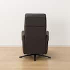 電動リクライニングパーソナルチェア + テーブルセット 本革(一部合成皮革)タイプ (LE01-2 2モーター DBR) 23枚目画像