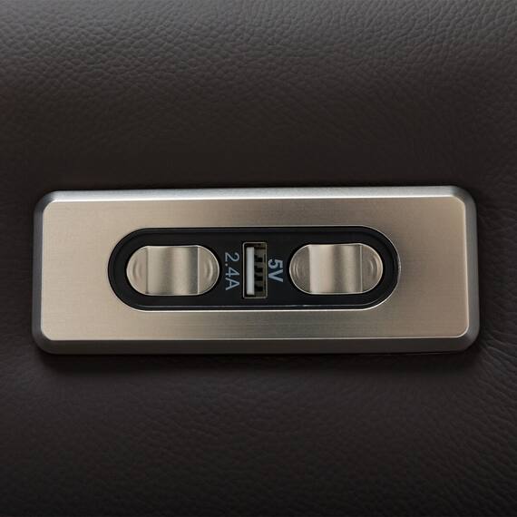 電動リクライニングパーソナルチェア + テーブルセット 本革(一部合成皮革)タイプ (LE01-2 2モーター DBR) 28枚目画像