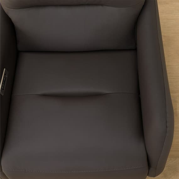 電動リクライニングパーソナルチェア + テーブルセット 本革(一部合成皮革)タイプ (LE01-2 2モーター DBR) 29枚目画像