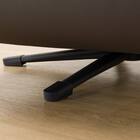 電動リクライニングパーソナルチェア + テーブルセット 本革(一部合成皮革)タイプ (LE01-2 2モーター DBR) 31枚目画像