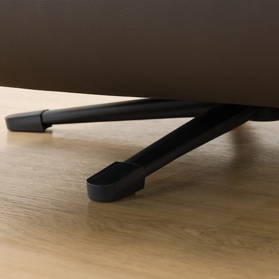 電動リクライニングパーソナルチェア + テーブルセット 本革(一部合成皮革)タイプ (LE01-2 2モーター DBR) 31枚目画像