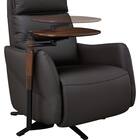 電動リクライニングパーソナルチェア + テーブルセット 本革(一部合成皮革)タイプ (LE01-2 2モーター DBR) 36枚目画像